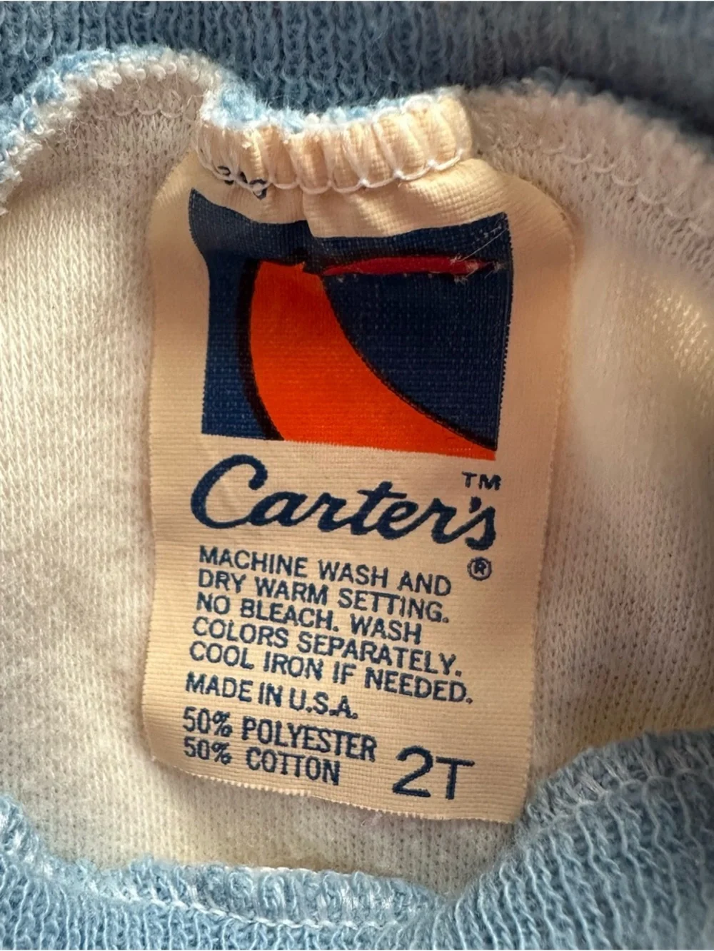 VTG Carters Shortalls & matching shirt baby boys 2T overall outfit - Picture 4 of 11